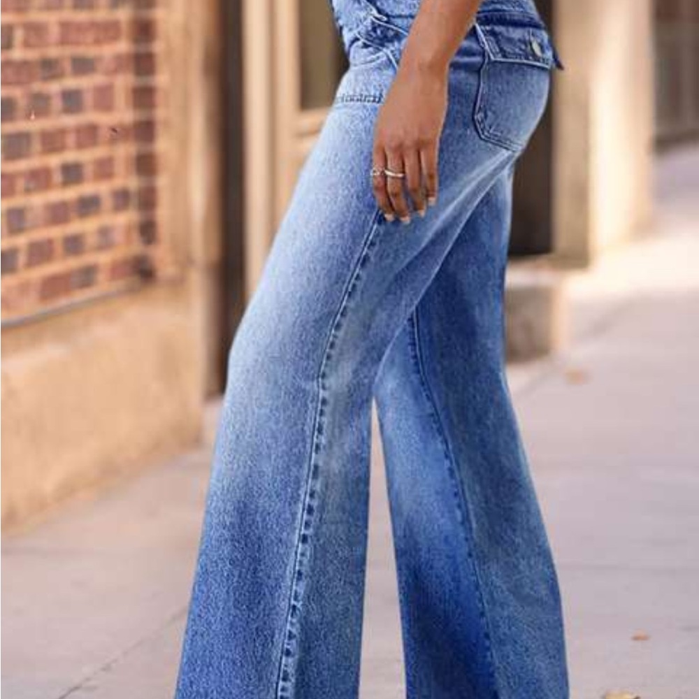 Flamingals Bootcut Lowrise Women's Jeans - Picture 3 of 12